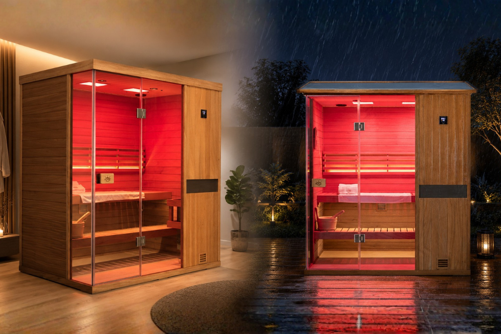 Indoor vs. Outdoor Sauna: How to Choose the Right One for Your Space