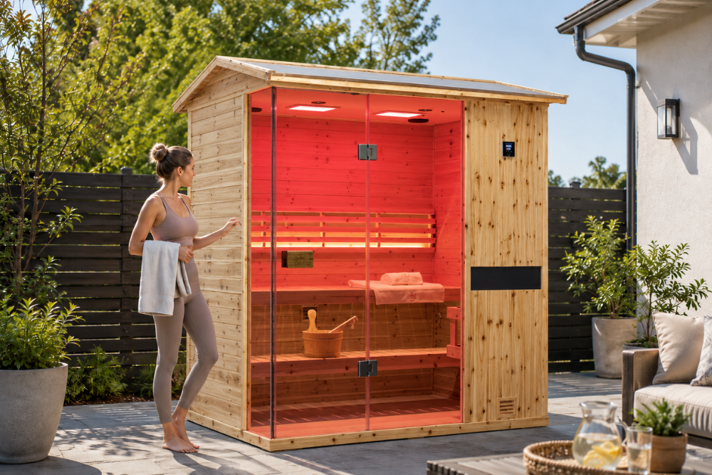 Traditional Steam Sauna Installation Guide: Power, Placement, Assembly and Care.