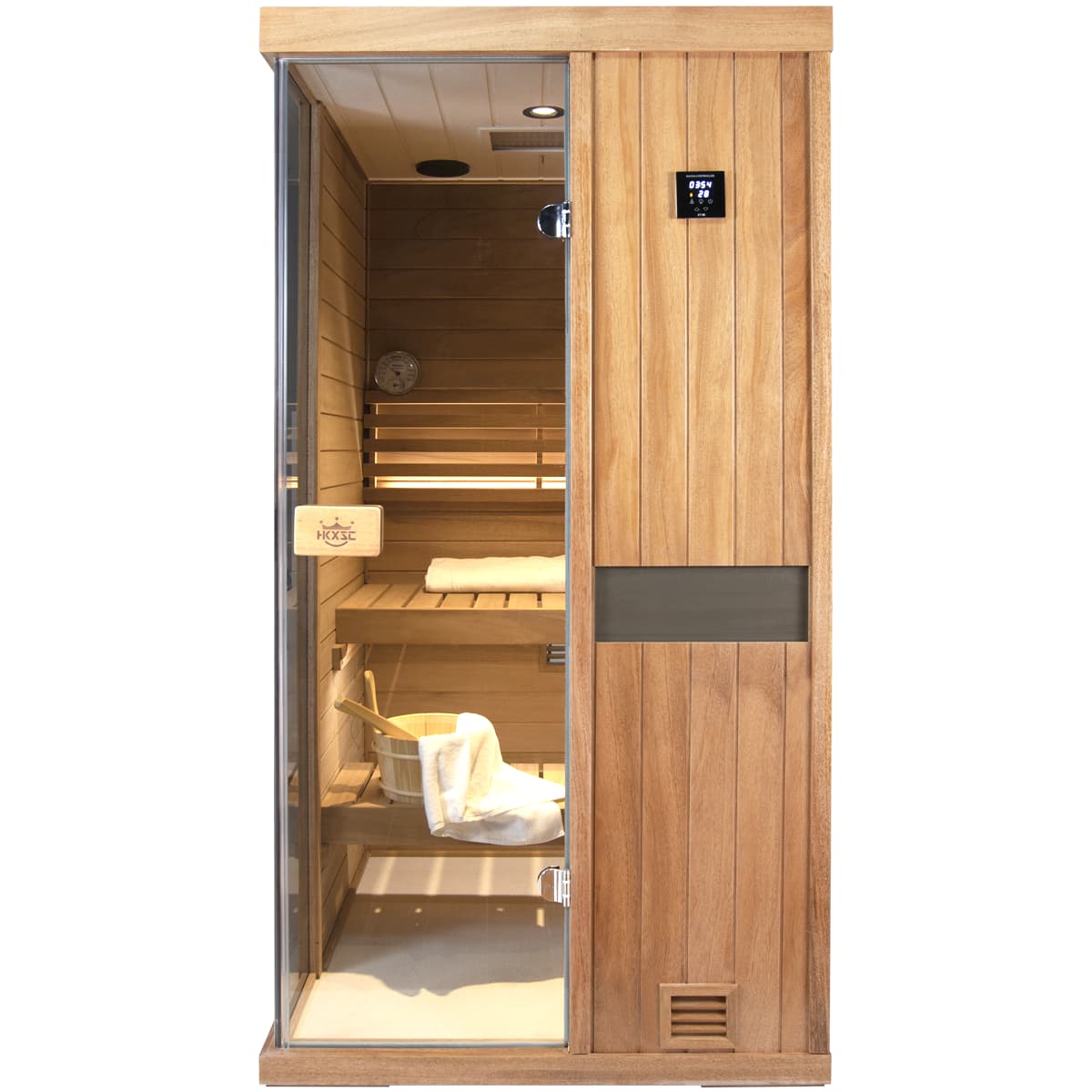 1-Person Indoor Negative-Ion Steam Sauna | Air Purification & Mid-Infrared Therapy | HKXSC 701ST