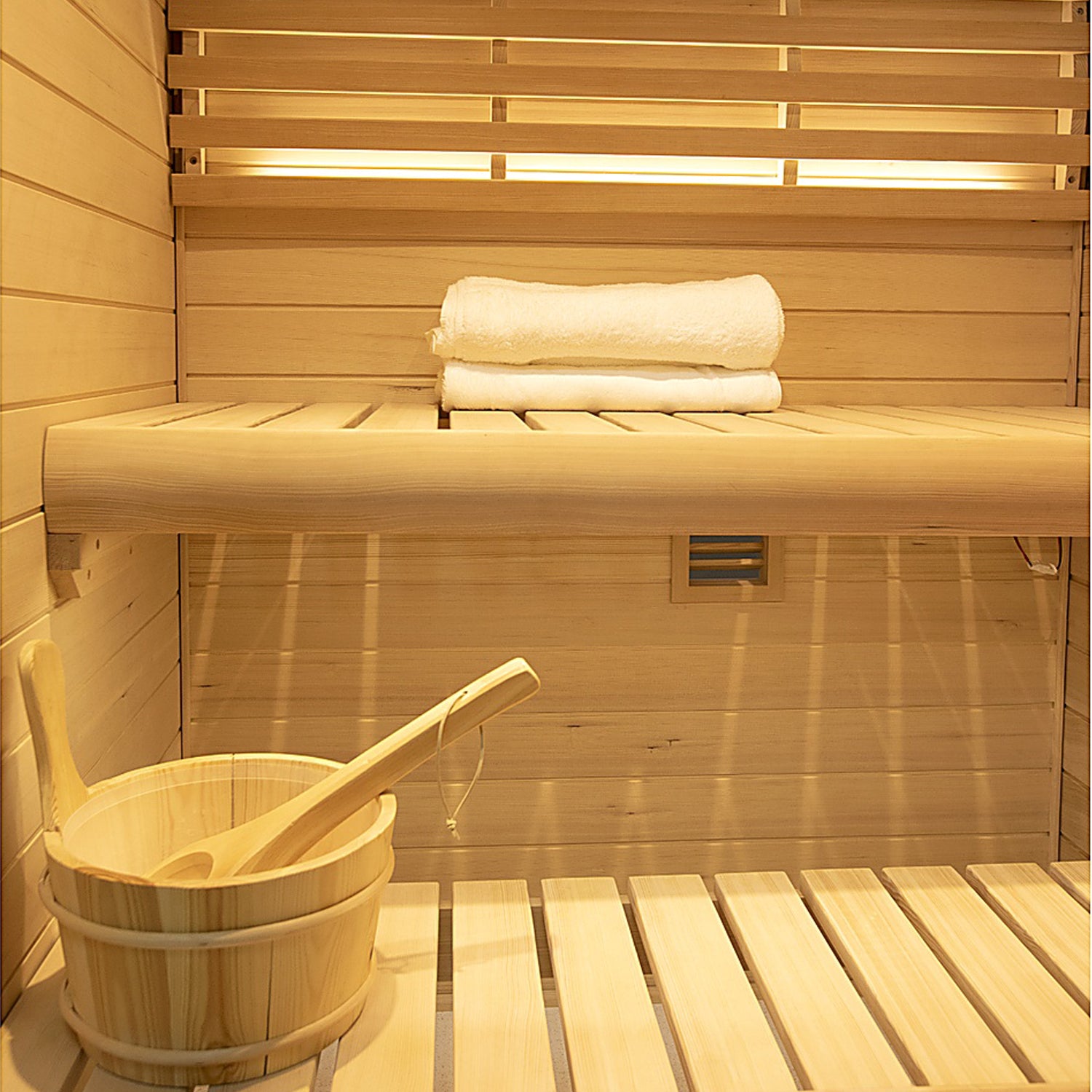 Indoor physiotherapy steam sauna, hemlock solid wood, deep sweating and health