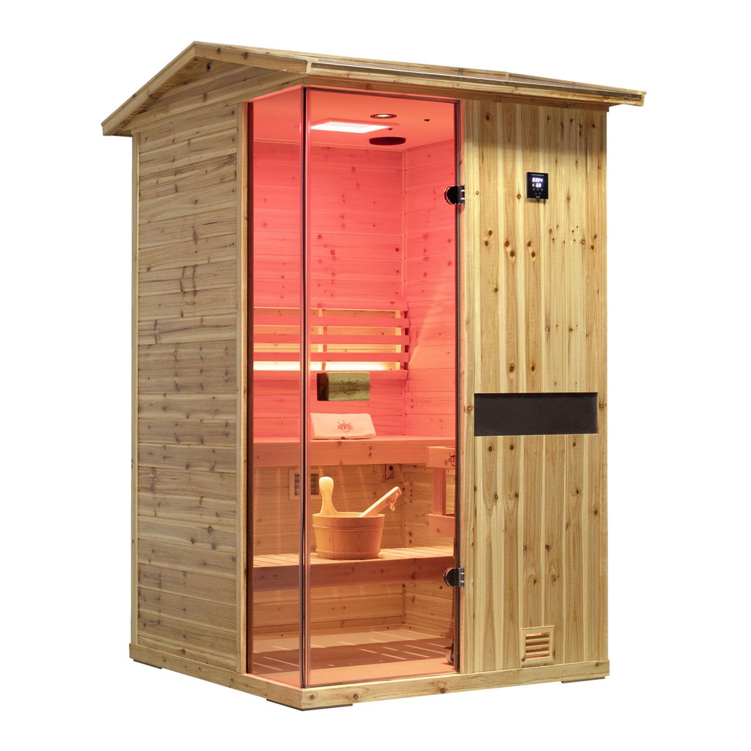 Pre-Order Solid Outdoor Steam Sauna - 2 Person | Model 702VS