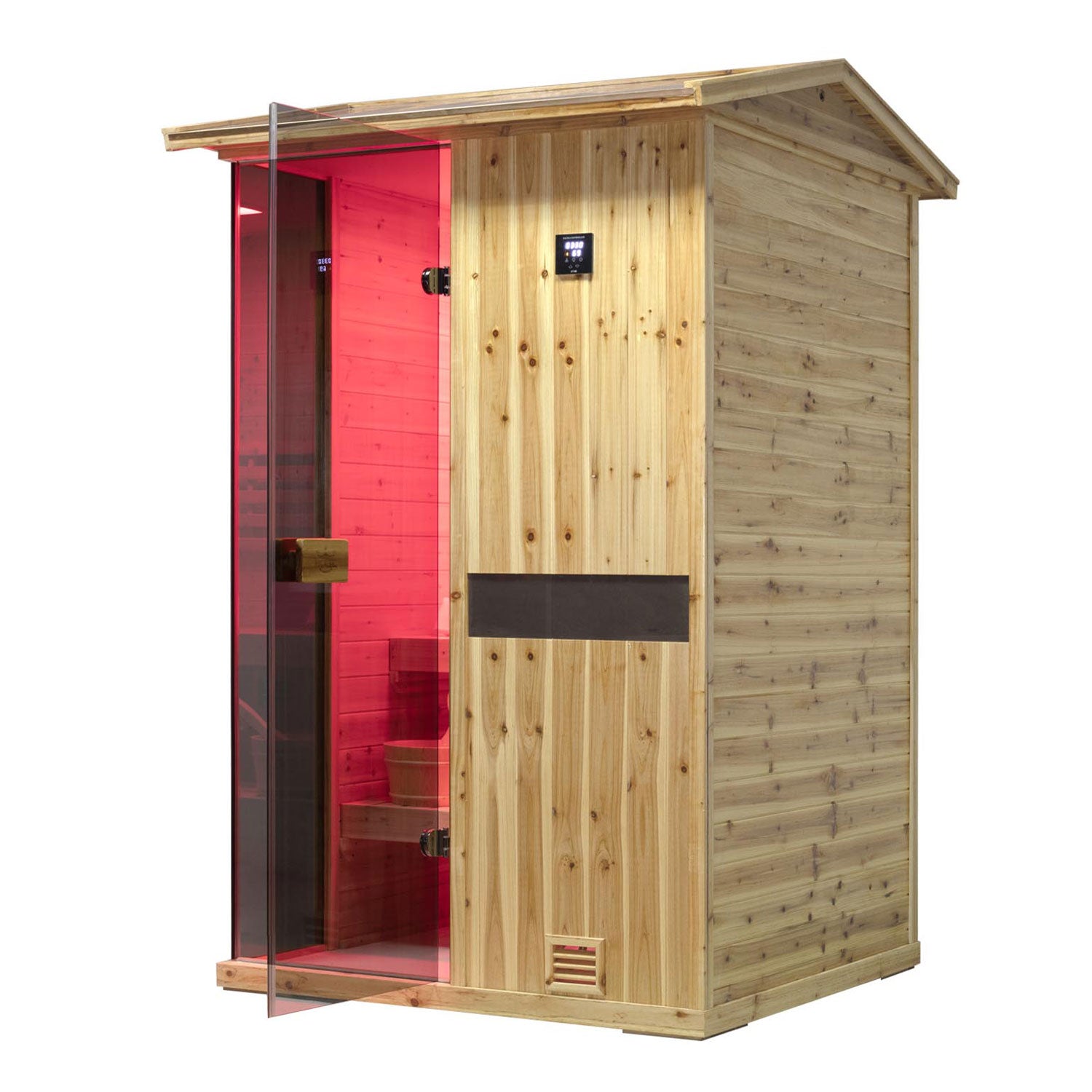 Pre-Order Solid Outdoor Steam Sauna - 2 Person | Model 702VS