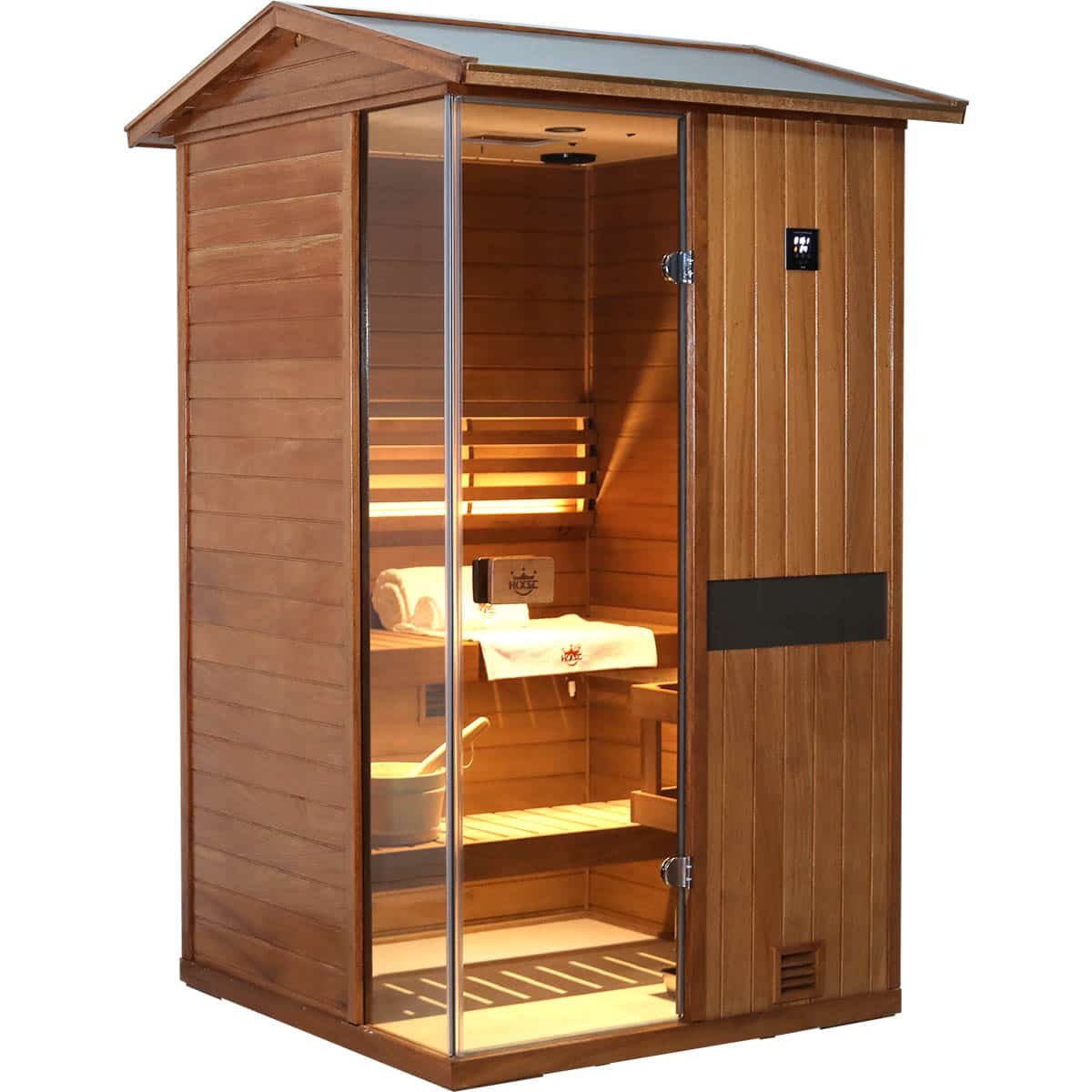 Aurora Outdoor Steam Sauna - 2 Person | Model 702VT