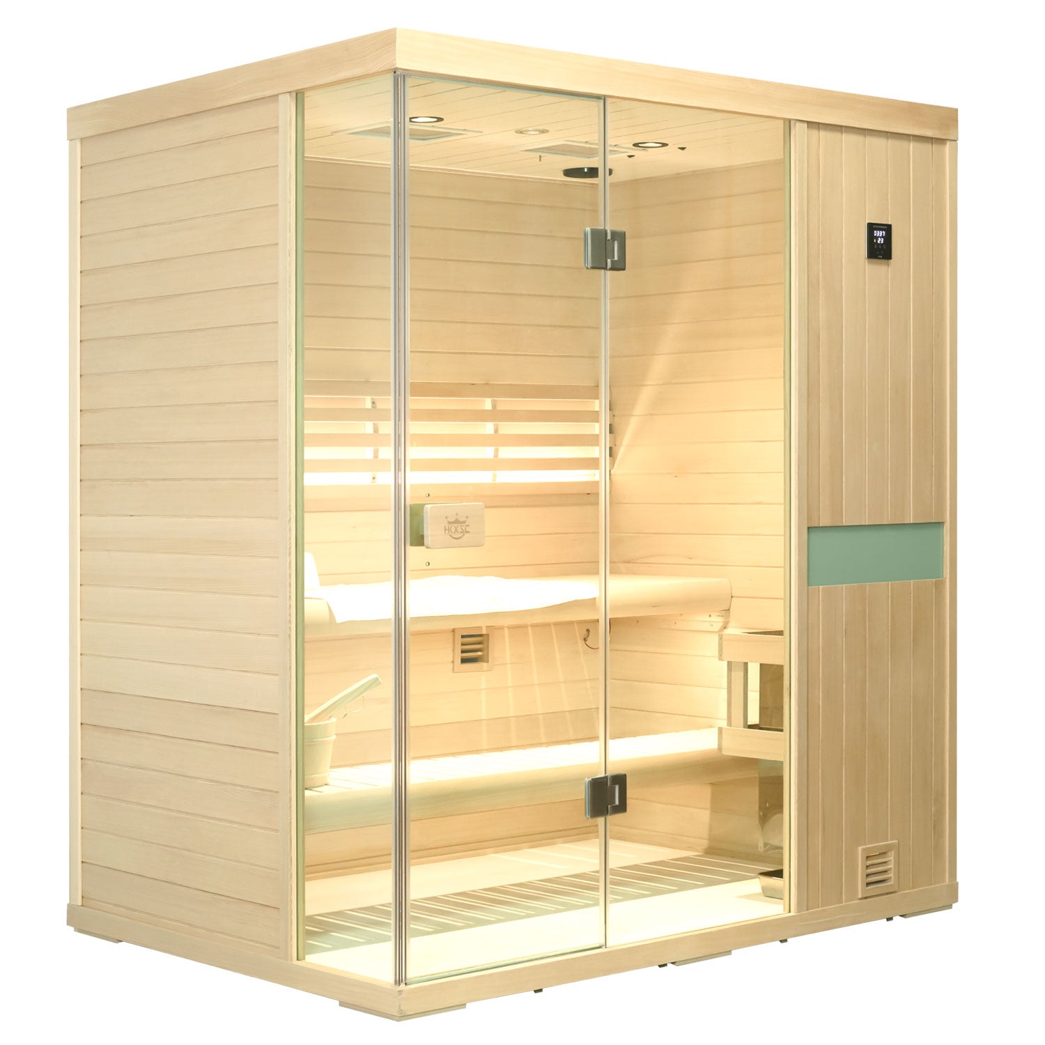 Calm Luxury Home Indoor Steam Sauna - 3 Person