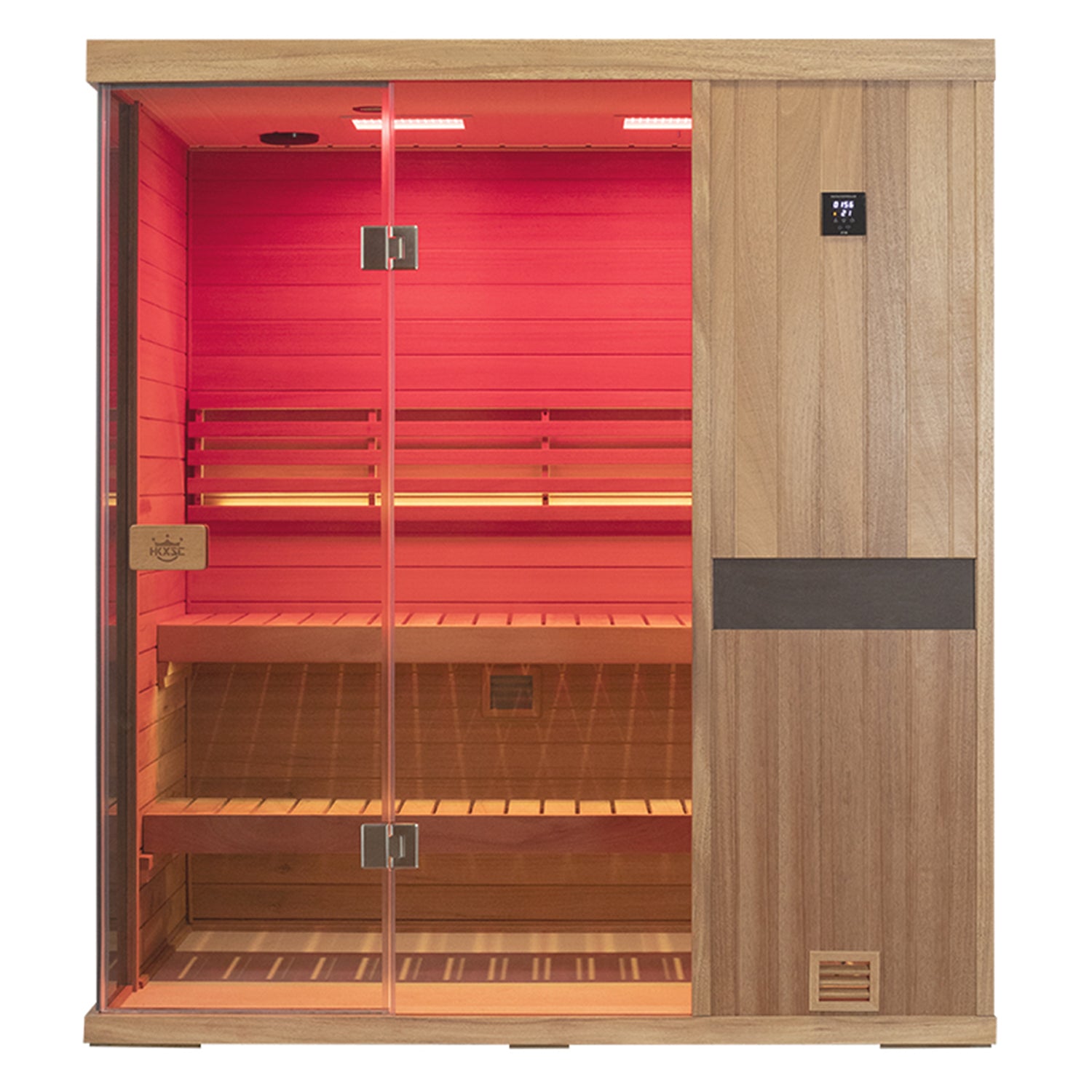 Home indoor steam sauna, high-quality mahogany, moisture-resistant and anti-corrosion, durable