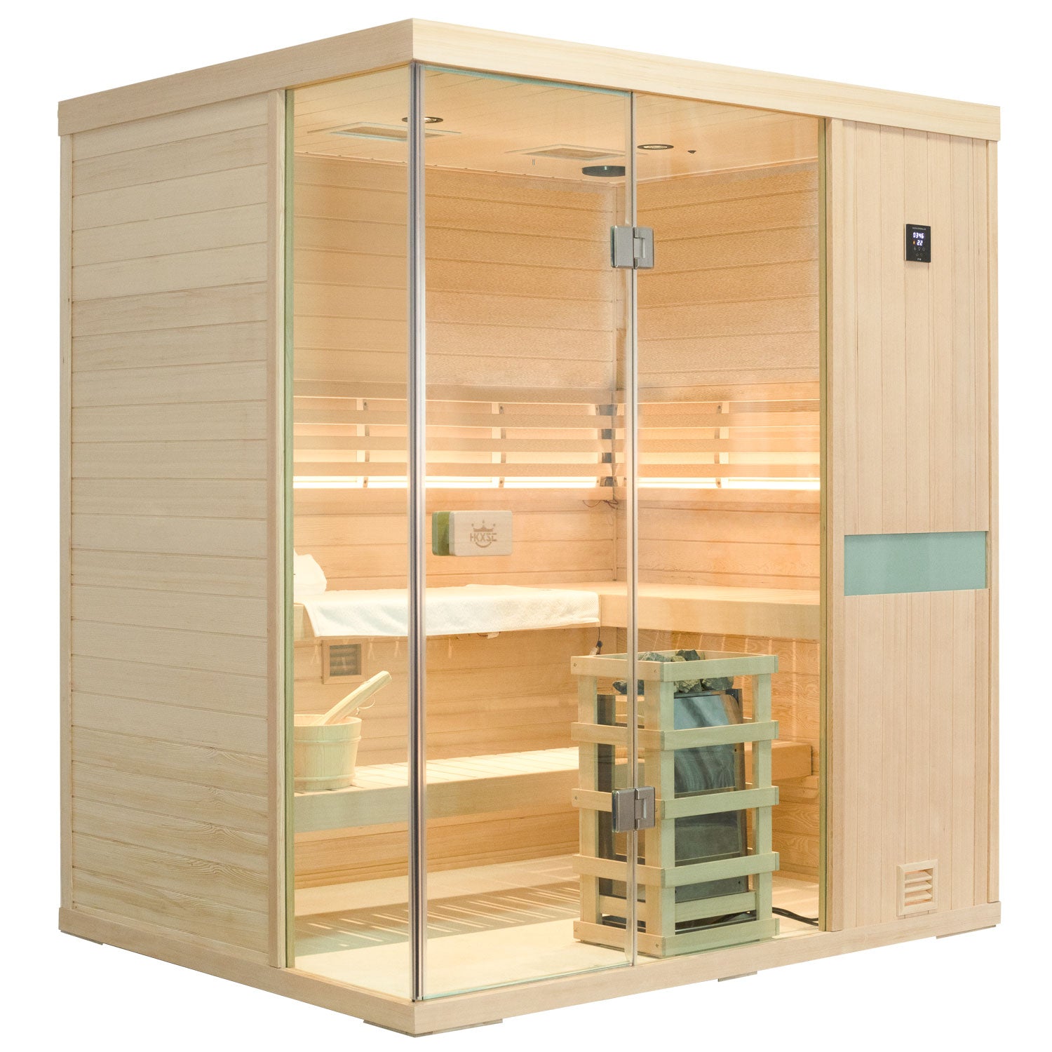 Aurora Indoor Steam Sauna - 4 Person