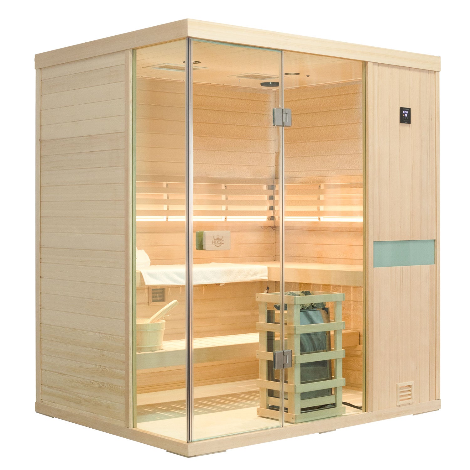 Aurora Indoor Steam Sauna - 4 Person
