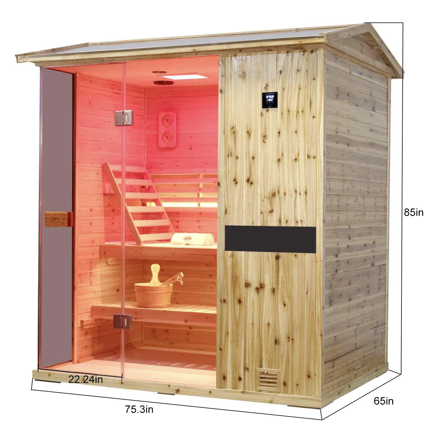 Flash Sale 4 Person 2025 Outdoor Steam Sauna - 704VS