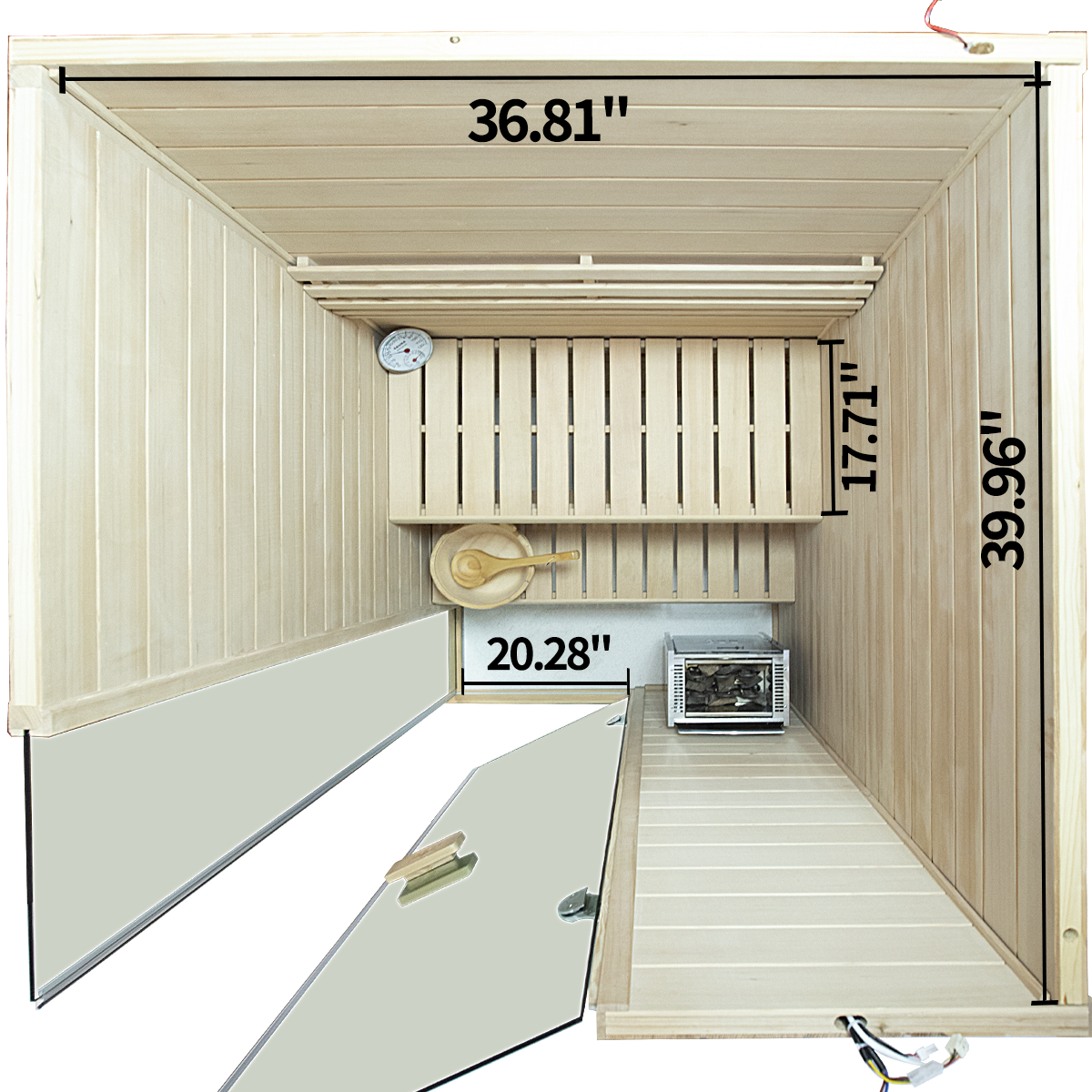 HKXSC 701SH 1 Person Indoor Steam Sauna | affordable | New Upgraded HKXSC-SAUNA