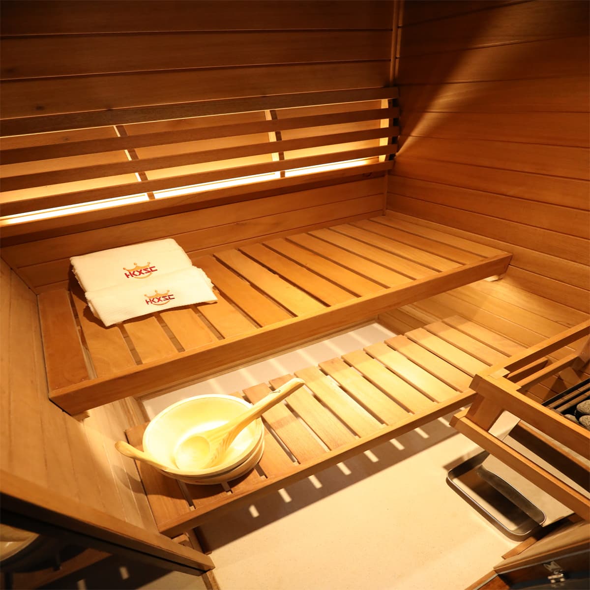 HKXSC 701VT 1 Person Outdoor Steam Sauna | affordable | New Upgraded HKXSC-SAUNA
