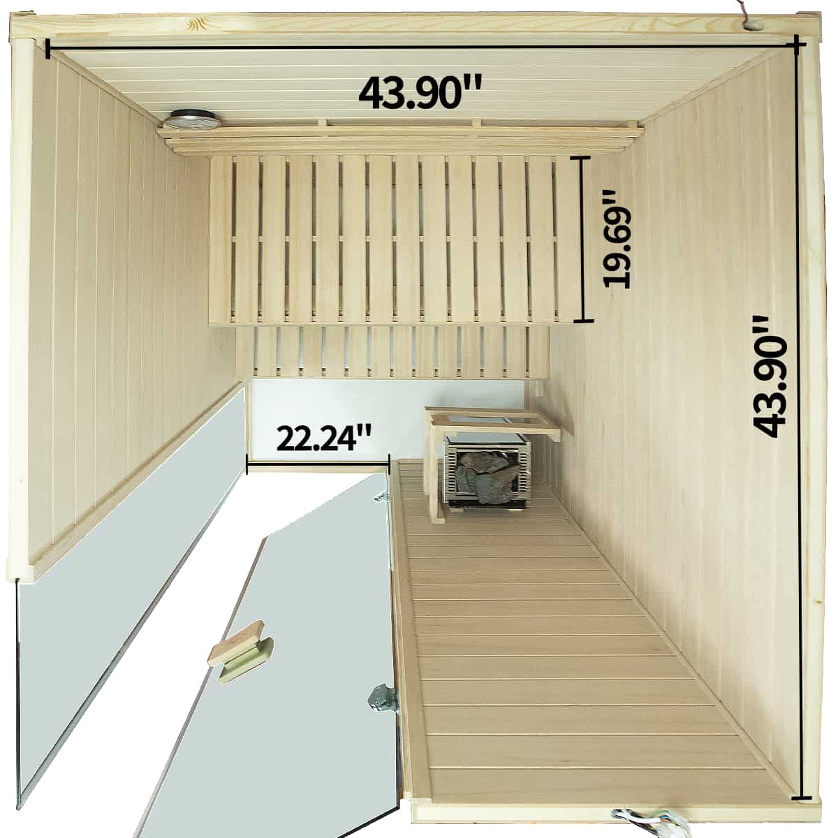 HKXSC 702SH 2 Person Indoor Steam Sauna | affordable | New Upgraded HKXSC-SAUNA