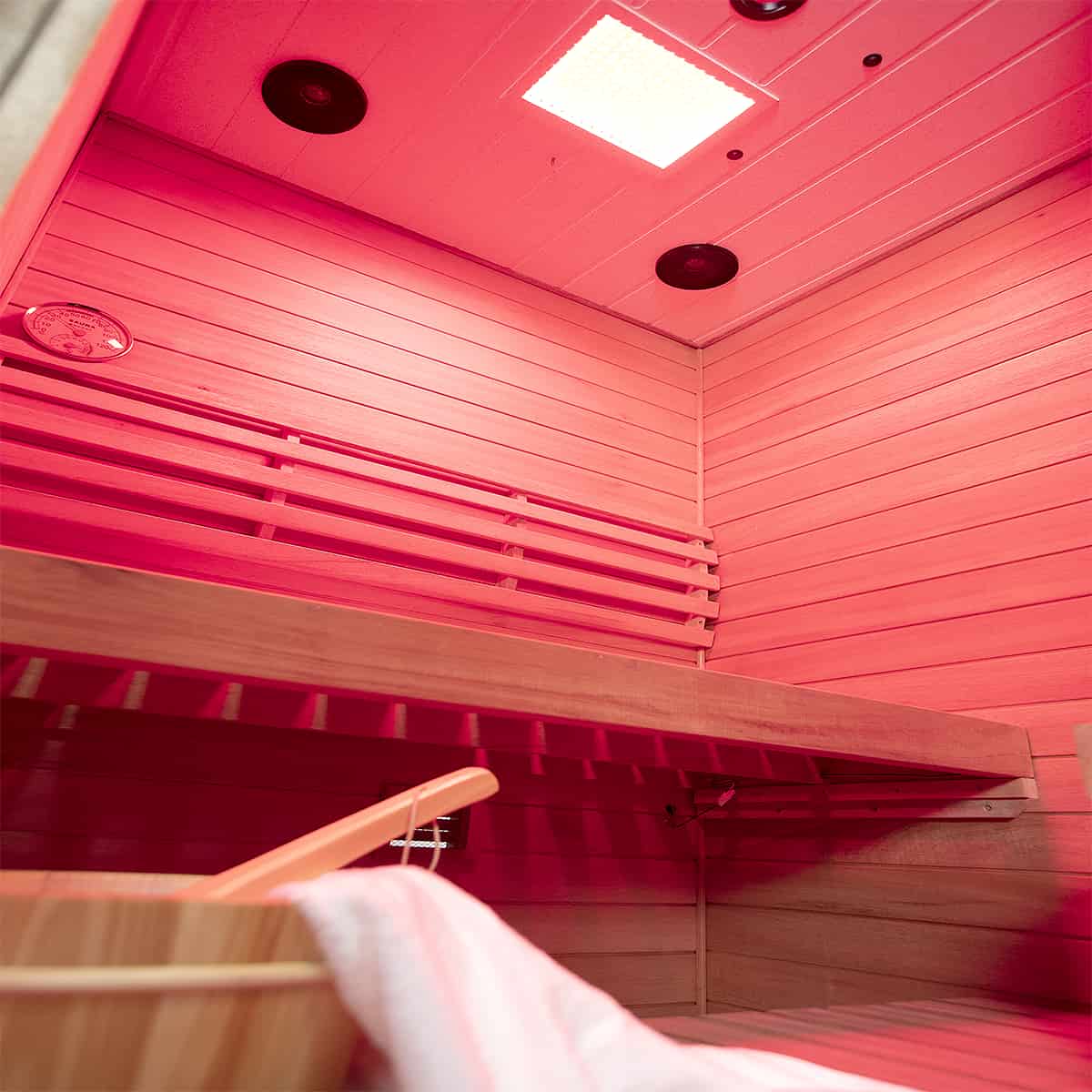 HKXSC 702SH 2 Person Indoor Steam Sauna | affordable | New Upgraded HKXSC-SAUNA