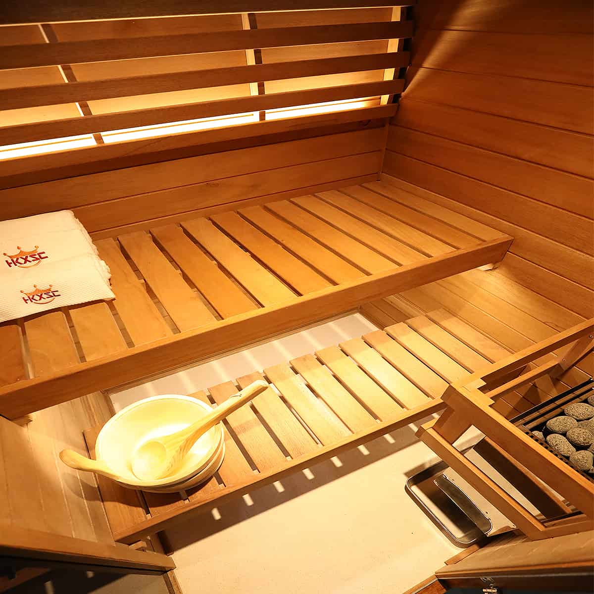 HKXSC 702VT 2 Person Outdoor Steam Sauna | affordable | New Upgraded HKXSC-SAUNA