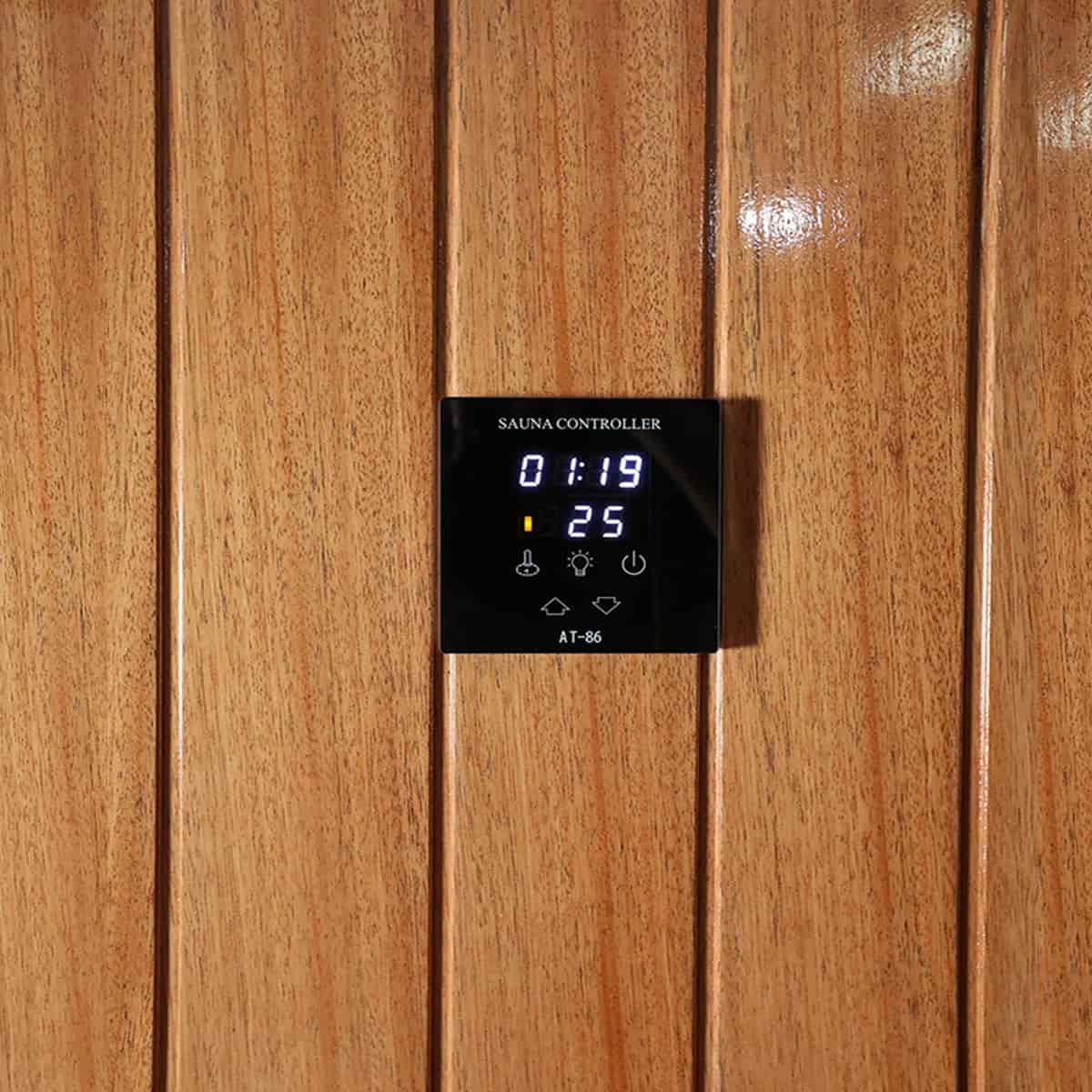 HKXSC 702VT 2 Person Outdoor Steam Sauna | affordable | New Upgraded HKXSC-SAUNA