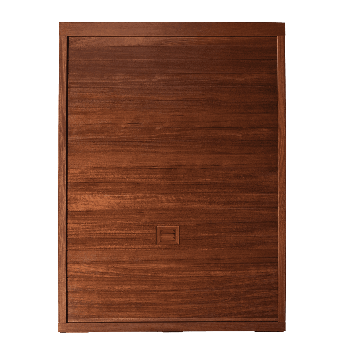 Mahogany solid wood indoor steam sauna for 4 adults, residential wet steam spa