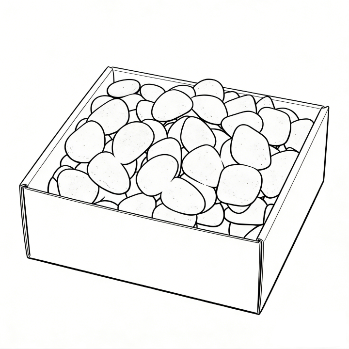 Premium volcanic sauna stones designed to retain and radiate heat evenly for an authentic sauna experience