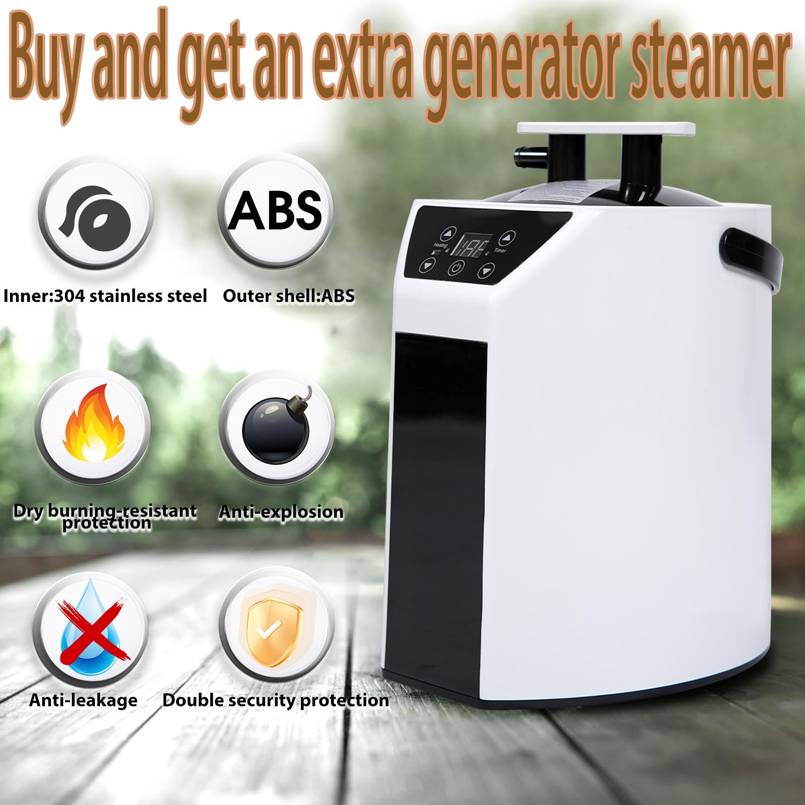 steam generator vapor generator Multi-level adjustment, can be used as an aroma generator