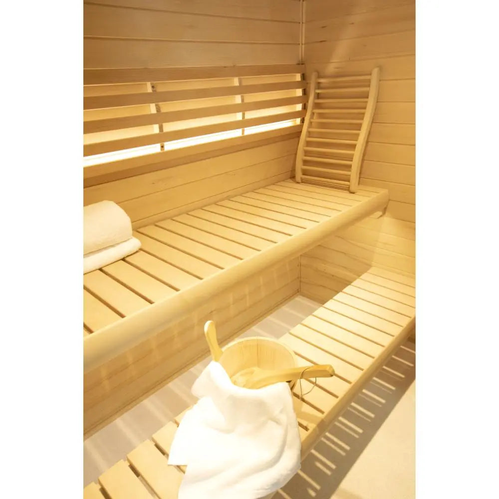 HKXSC 703SH Hemlock  2-3 Person Steam Sauna |New Upgraded-Fresh Air HKXSC-SAUNA