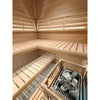 HKXSC 704SH 4 Person SteamSauna |Hemlock | Wide Vision-Lay-Flat HKXSC-SAUNA