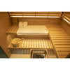 HKXSC 704SH 4 Person SteamSauna |Hemlock | Wide Vision-Lay-Flat HKXSC-SAUNA