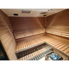 HKXSC 704ST4 Person Negative Ion Steam Sauna | Resistant to pests | Mahogany | Wide Vision-Lay-Flat HKXSC-SAUNA