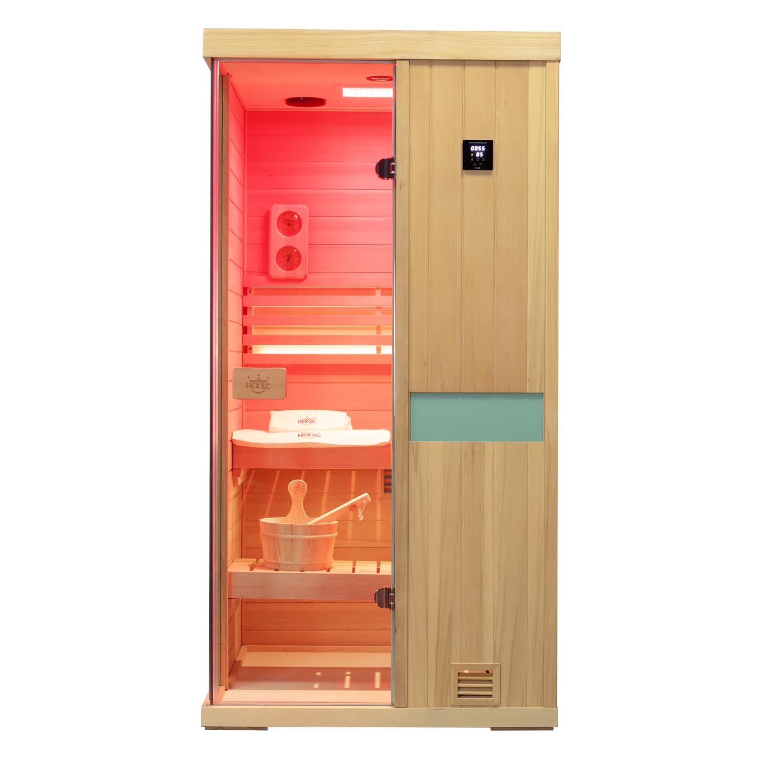 User friendly home steam sauna with detailed usage instruction convenient temperature steam time setting and operation