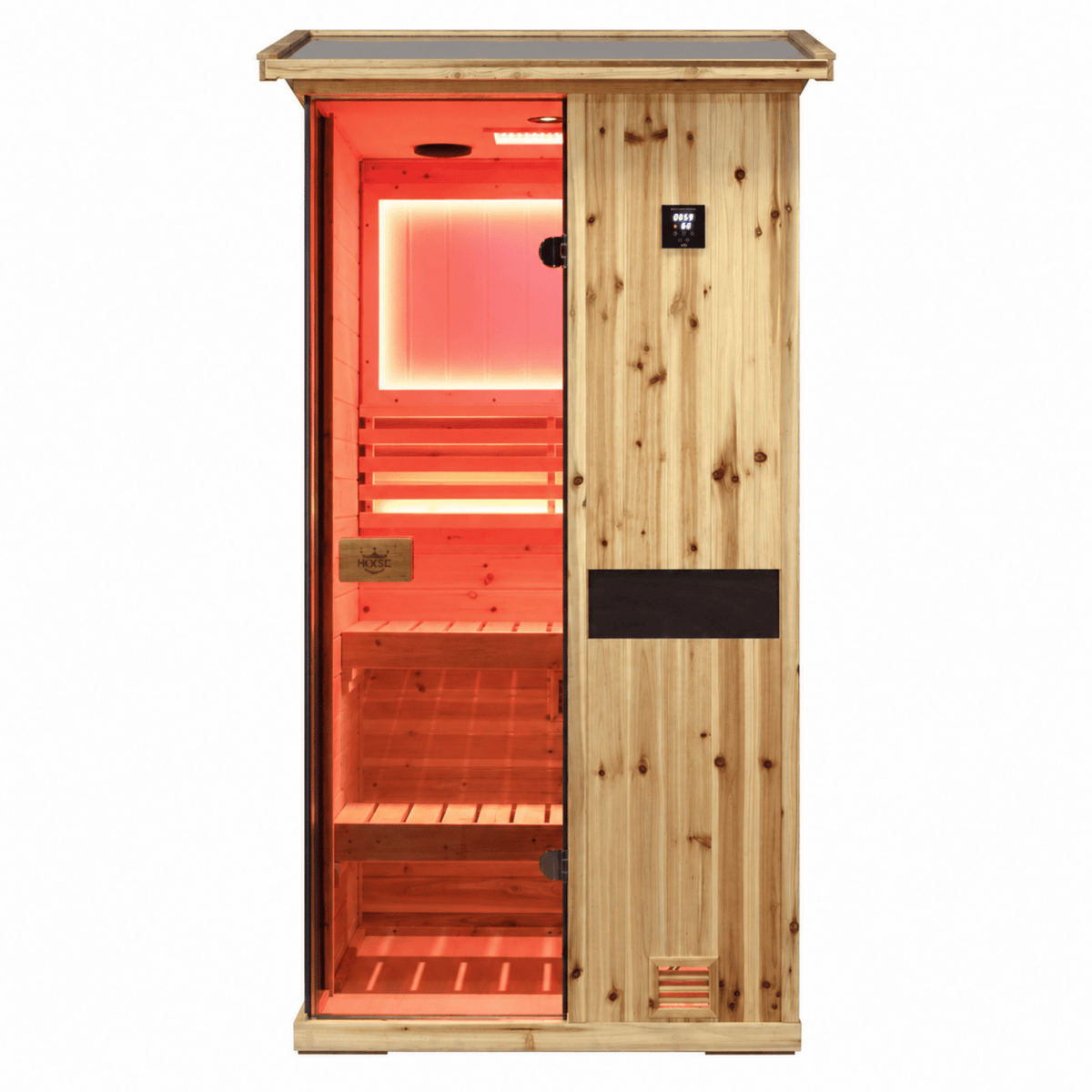 Solid 1 Person Outdoor Steam Sauna