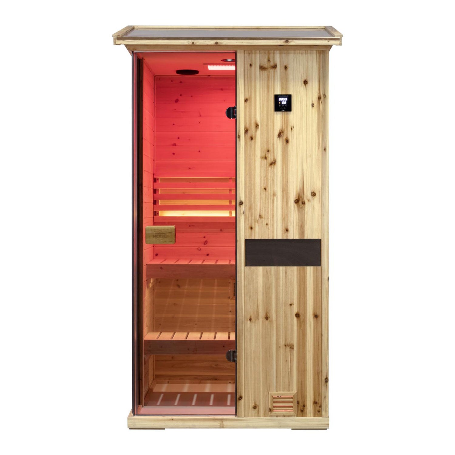 Solid Outdoor Steam Sauna  - 1 Person | Model 701VS