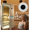 HKXSC 701SH 1 Person Indoor Steam Sauna | affordable | New Upgraded HKXSC-SAUNA