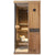 HKXSC 701ST 1 Person steam sauna |Mahogany | Pest-Resistant HKXSC-SAUNA