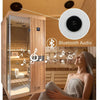 HKXSC 701ST 1 Person steam sauna |Mahogany | Pest-Resistant HKXSC-SAUNA