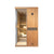 HKXSC 702ST1-2 Person Steam Sauna | Resistant to pests | Mahogany | Negative Ion HKXSC-SAUNA