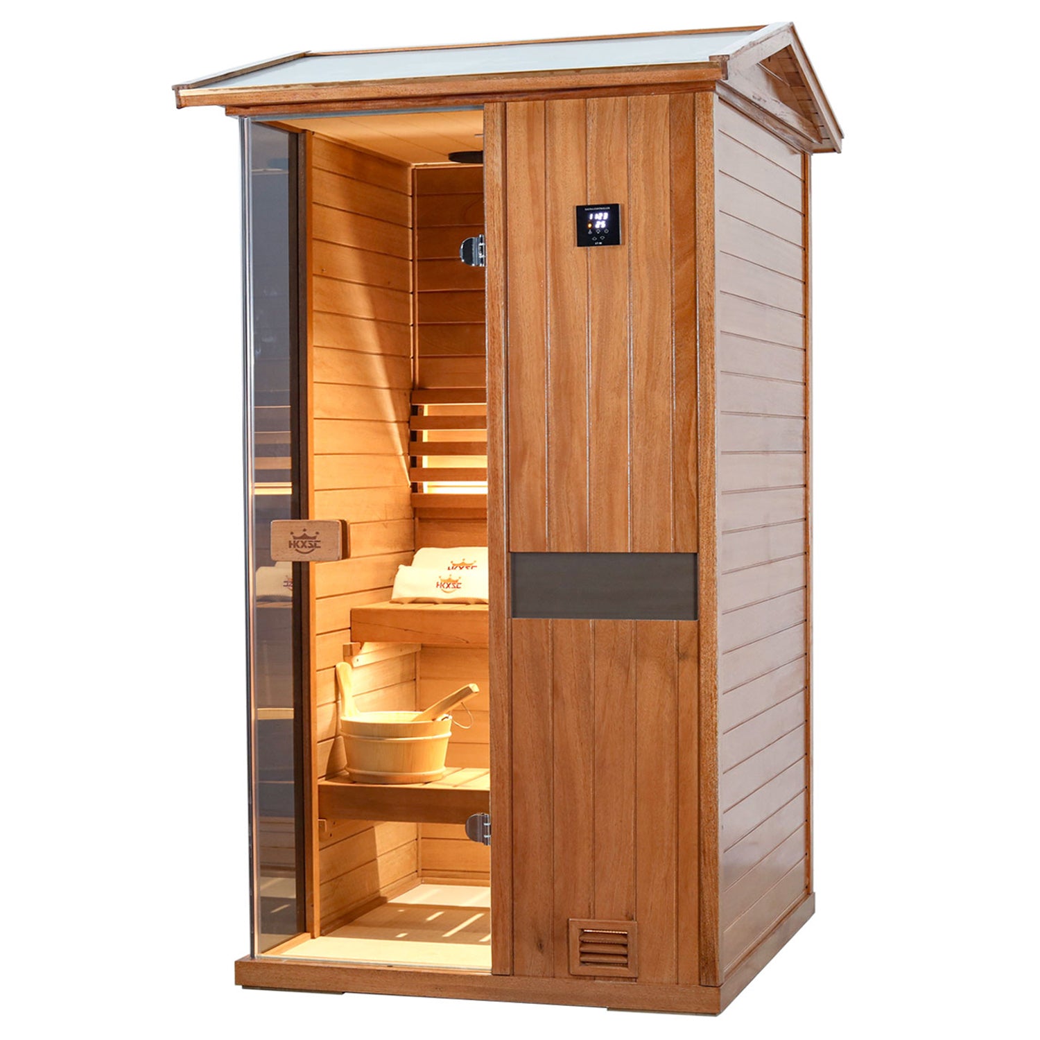 HKXSC 2 Person Outdoor Steam Sauna - 702VT