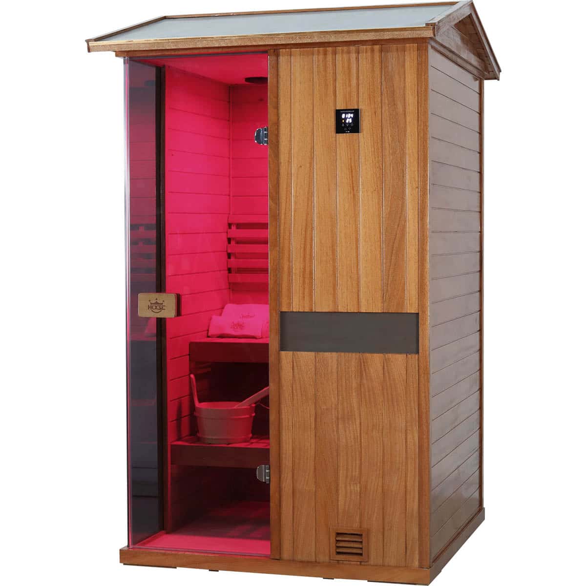 Aurora Outdoor Steam Sauna - 2 Person | Model 702VT