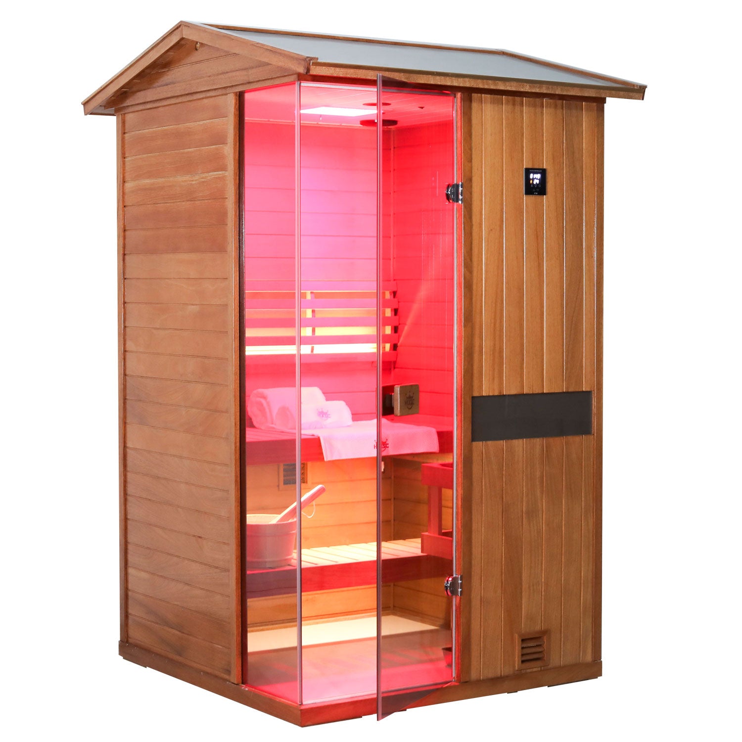 Aurora Outdoor Steam Sauna - 2 Person