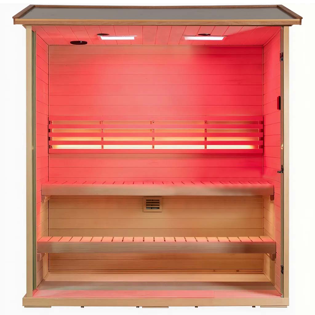 Aurora Outdoor Durable Weatherproof Steam Sauna - 3 Person | Model 703VT