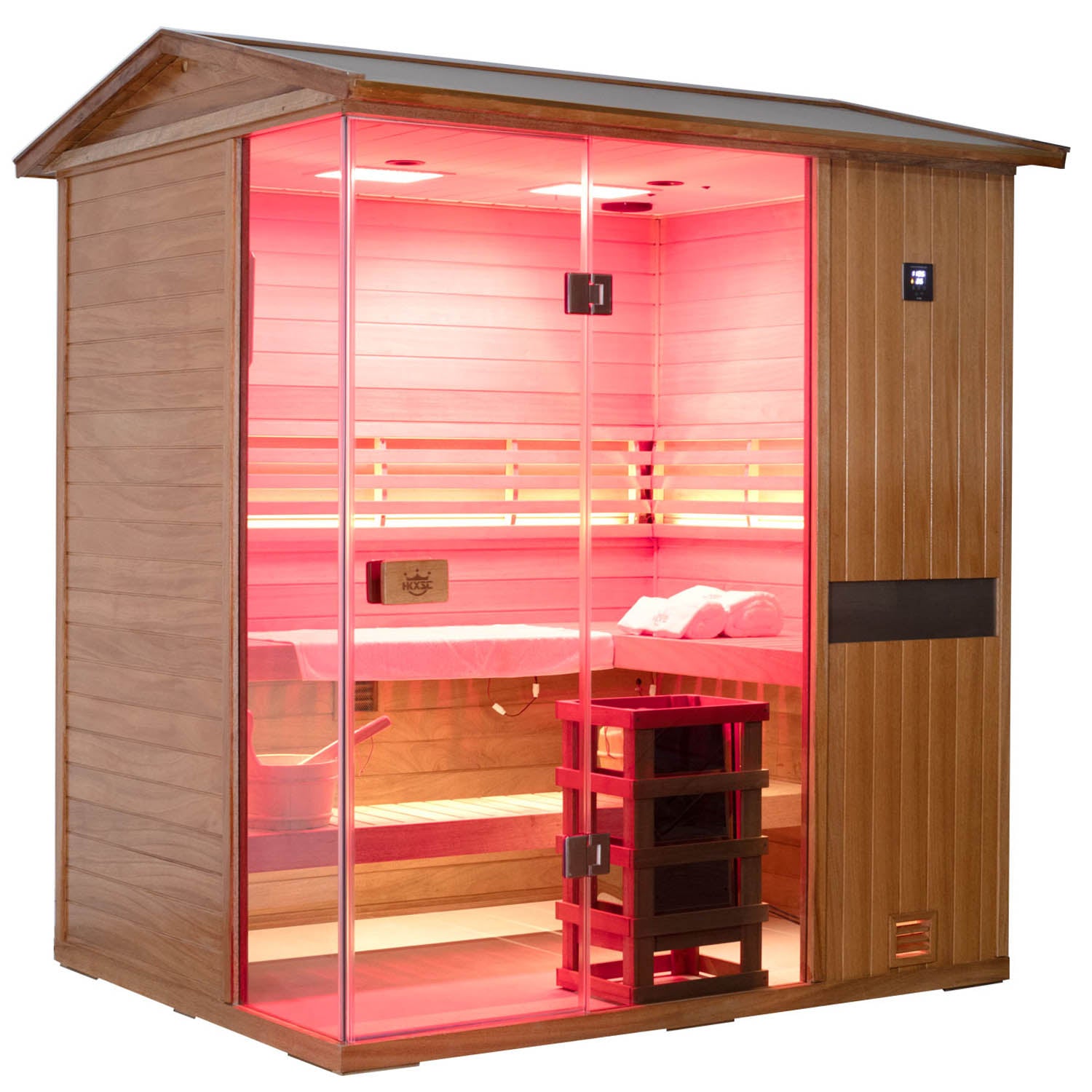 Aurora Outdoor  Steam Sauna - 4 Person | Model 704VT