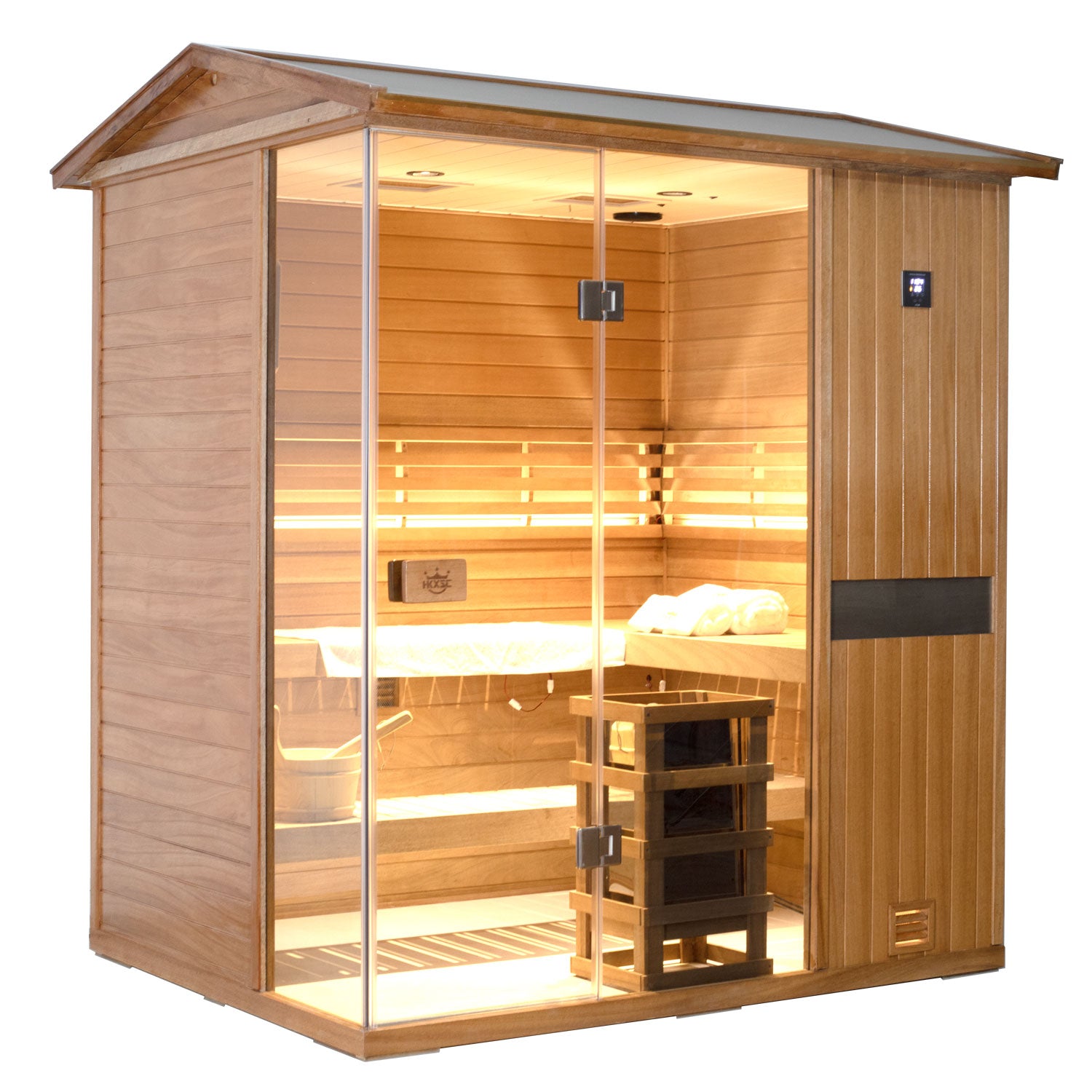 4-Person Outdoor Steam Sauna