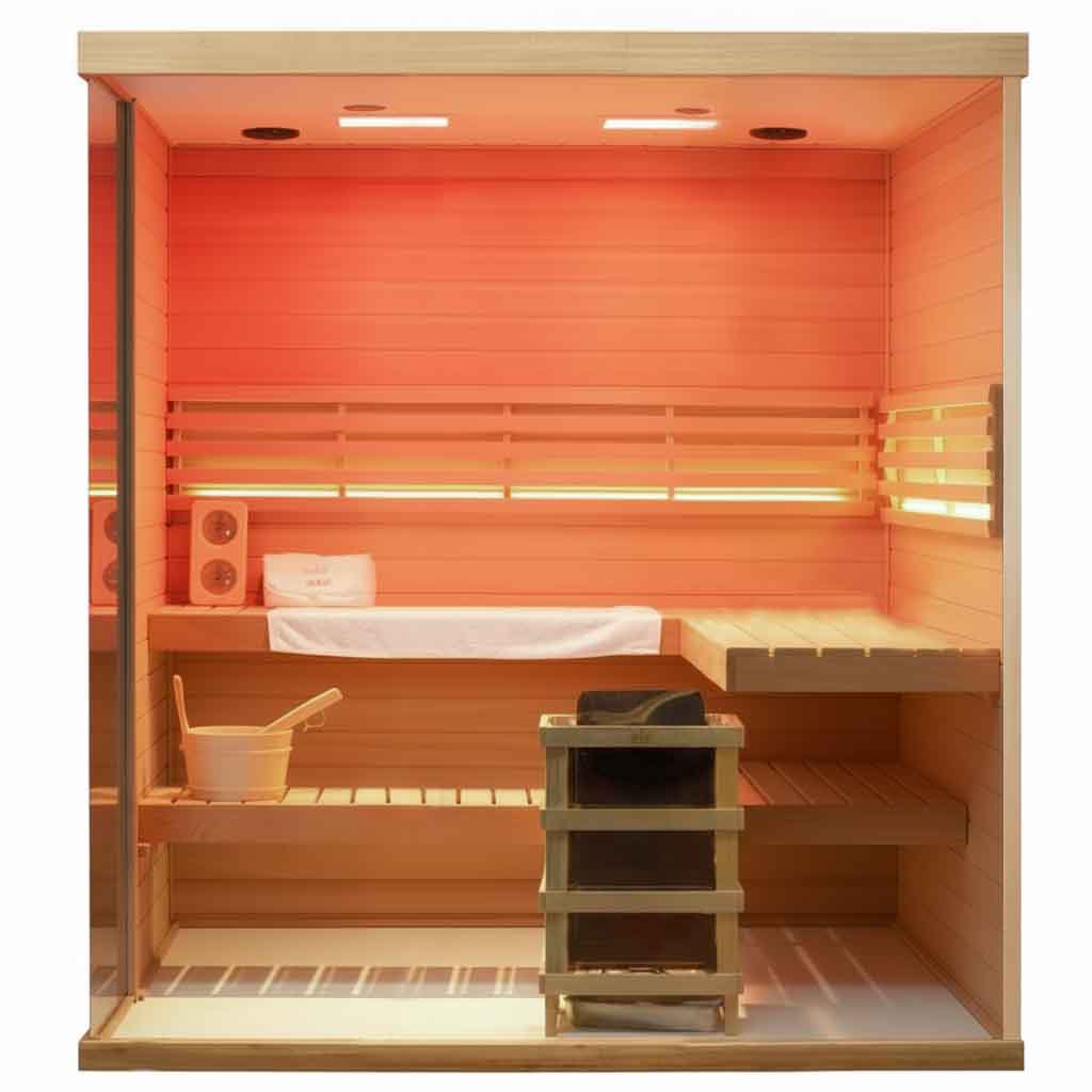 HKXSC 704ST_home_steam_sauna_Model_704ST Interior panoramic display