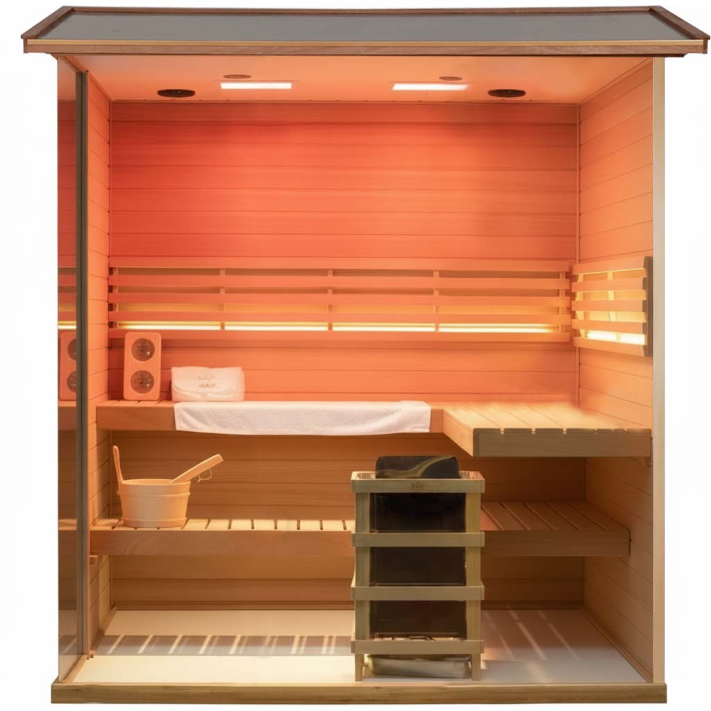 Aurora Outdoor  Steam Sauna - 4 Person | Model 704VT