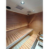 HKXSC 703ST New Upgraded Mahogany 2-3 Person Steam Sauna |Waterproof | Pest proof HKXSC-SAUNA