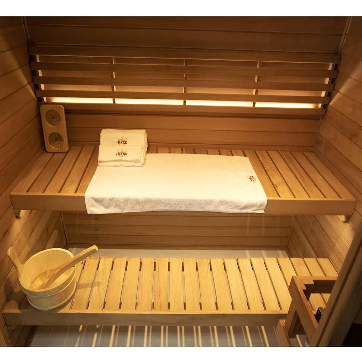 HKXSC 703ST New Upgraded Mahogany 2-3 Person Steam Sauna |  Waterproof | Pest proof HKXSC-SAUNA