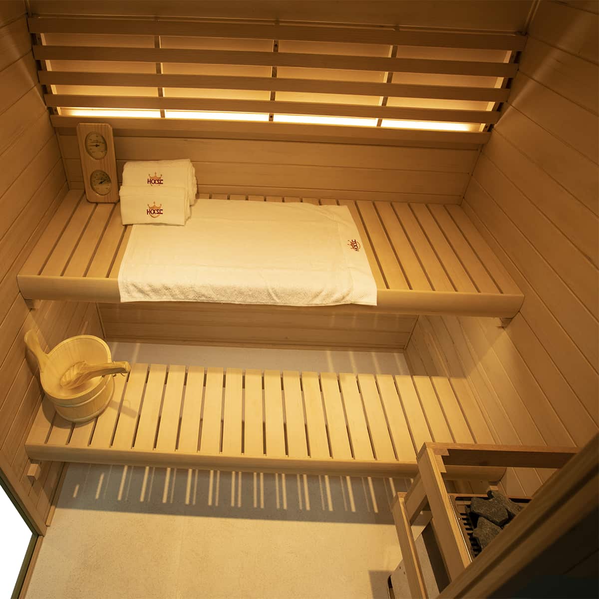 HKXSC 703SH Hemlock  2-3 Person Steam Sauna |New Upgraded-Fresh Air HKXSC-SAUNA