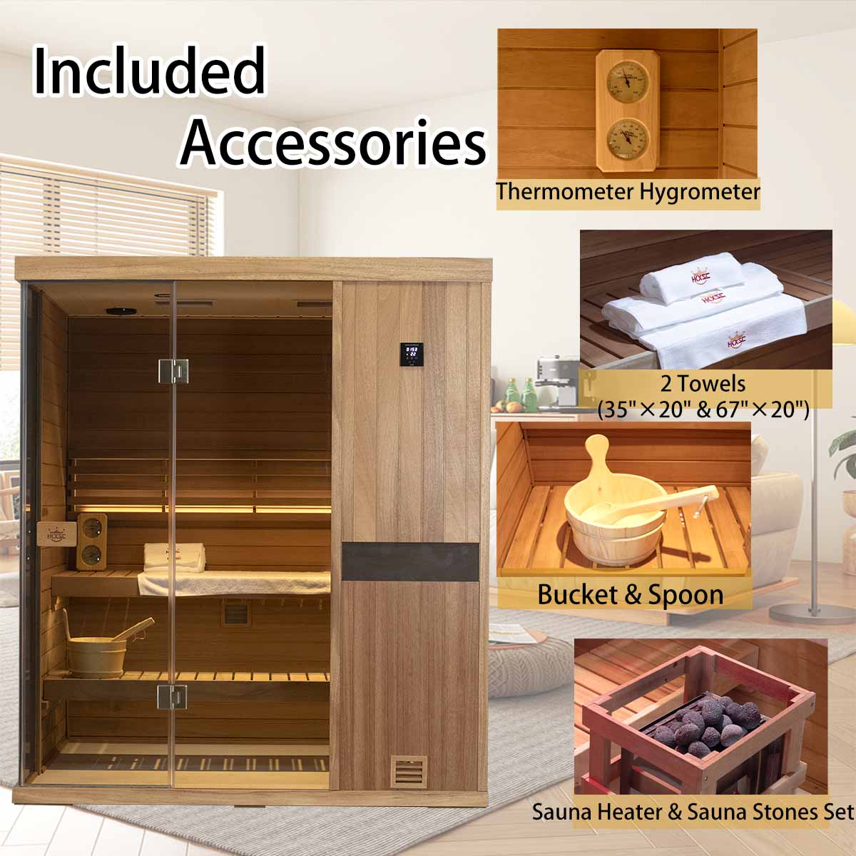 Aurora Indoor Steam Sauna - 3 Person | Model 703ST