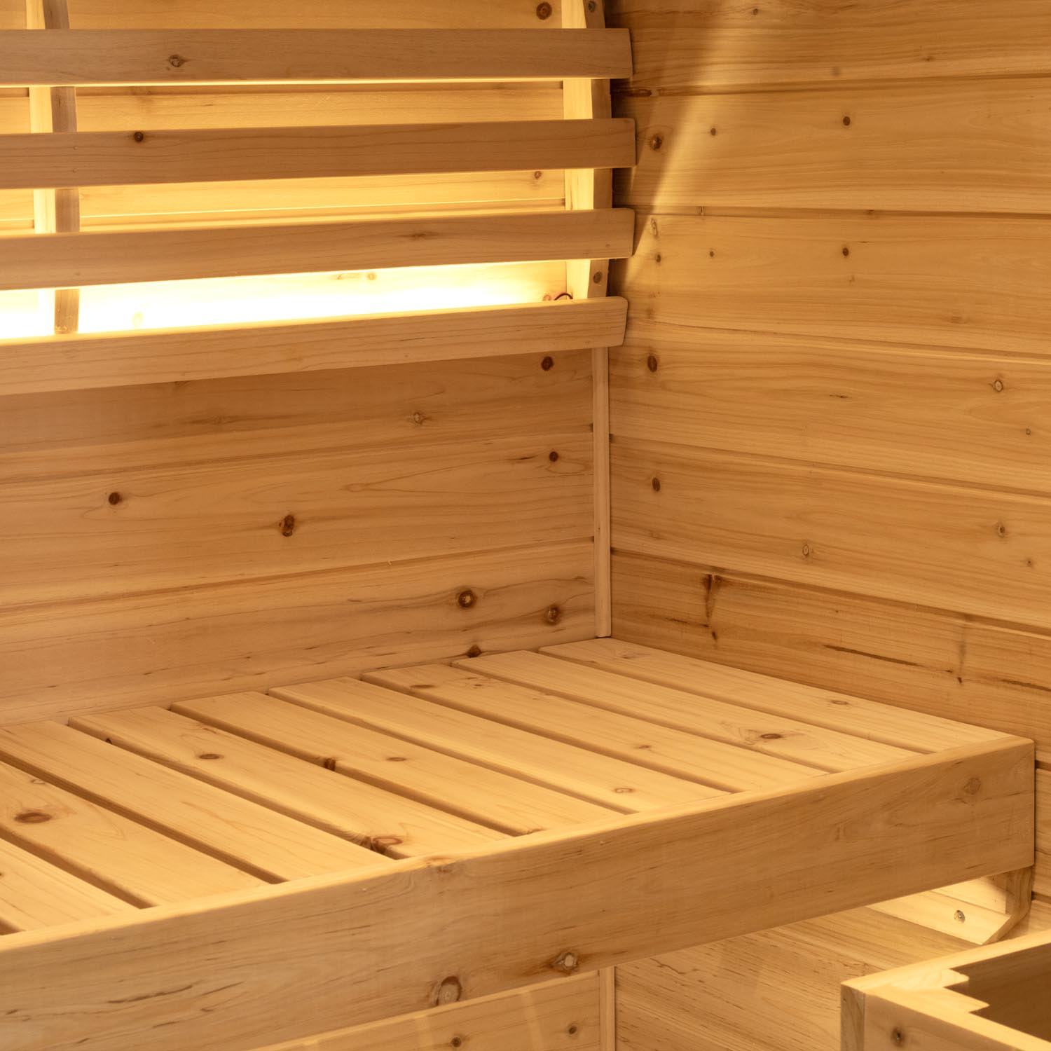 Natural eco friendly wooden steam sauna free of peculiar smell safe and healthy for whole family daily steaming experience