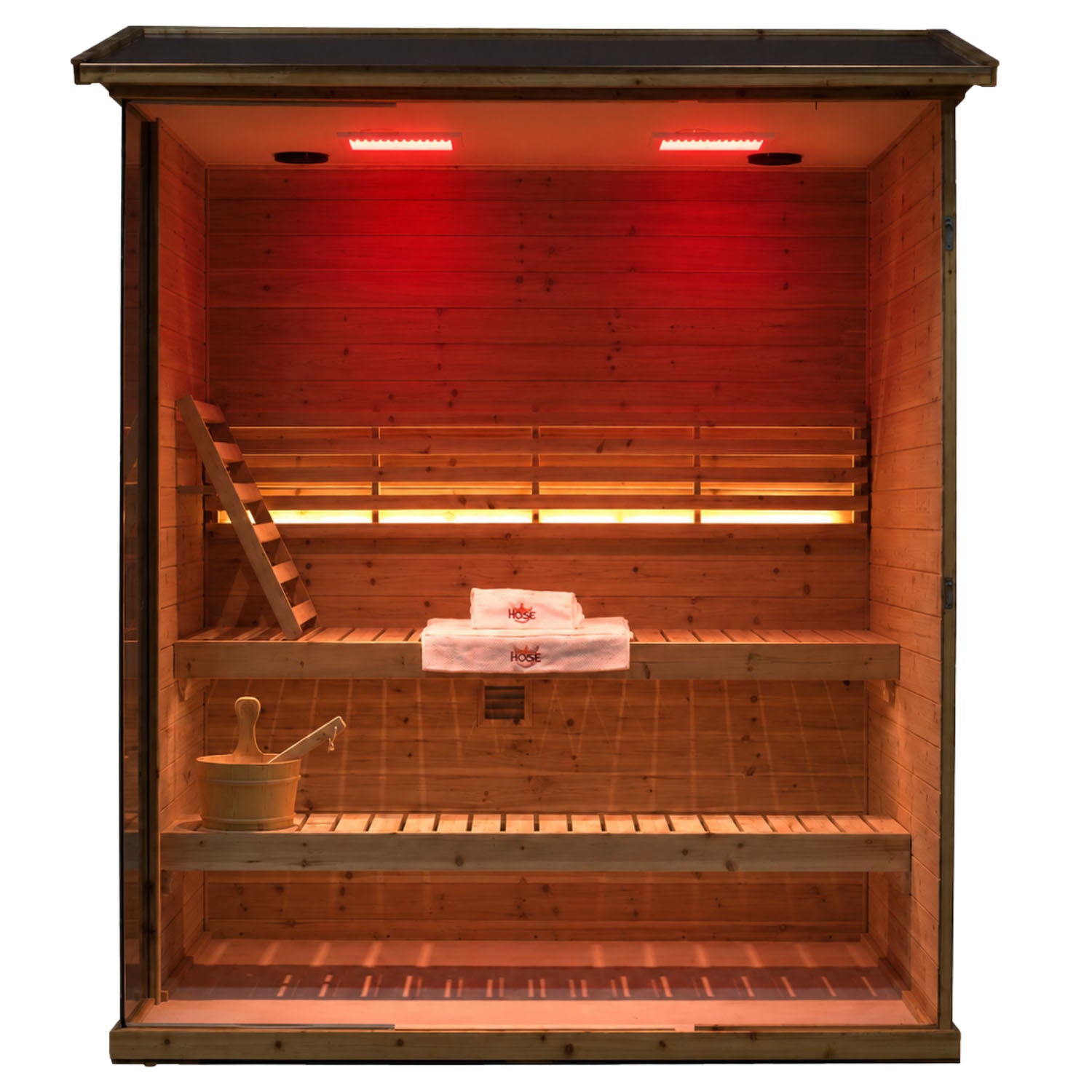 HKXSC 703VS_backyard_steam_sauna_Model_703VS Interior panoramic display