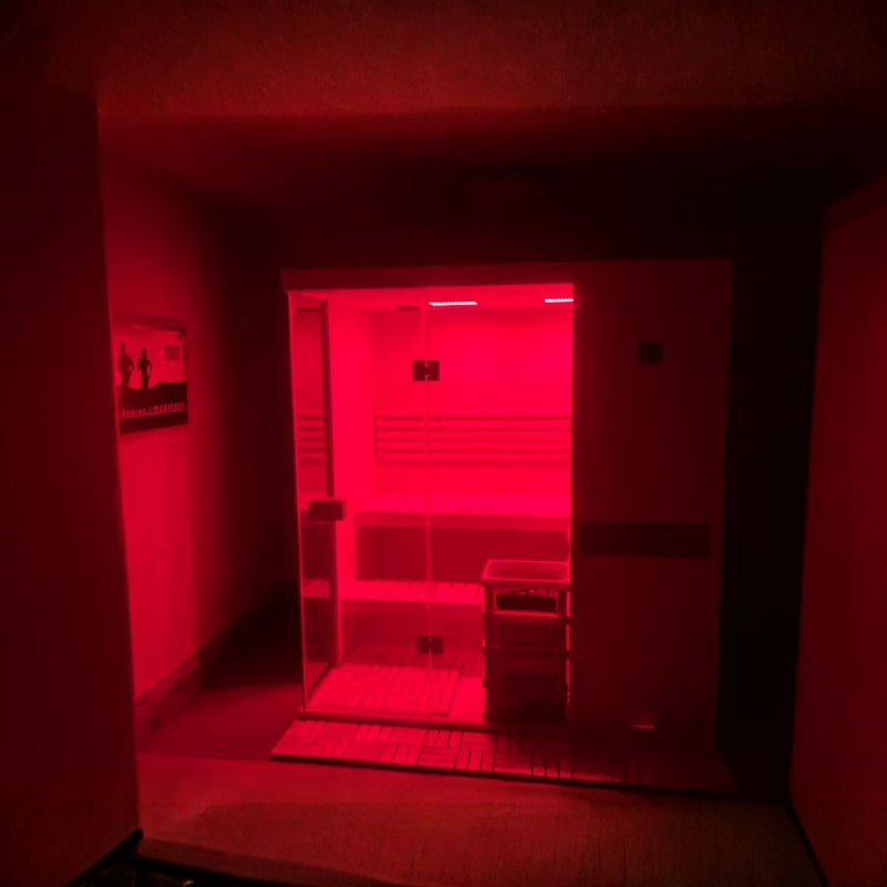 steam sauna cabin designed for indoor garage and outdoor yard use, supports proper roof wall venting for steam circulation