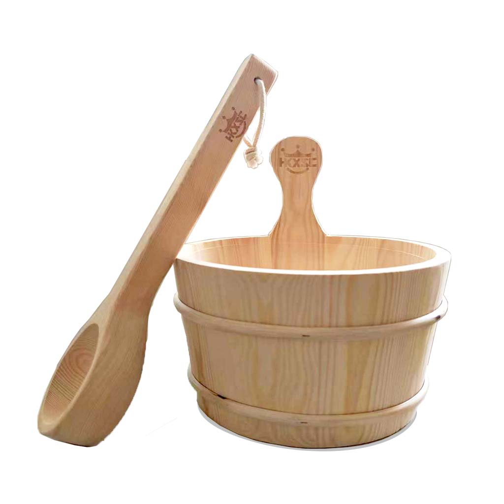 Sauna Bucket and Ladle Set