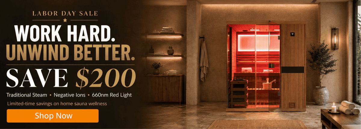 HKXSC 704ST 4-person home sauna with negative ion purification for daily wellness
