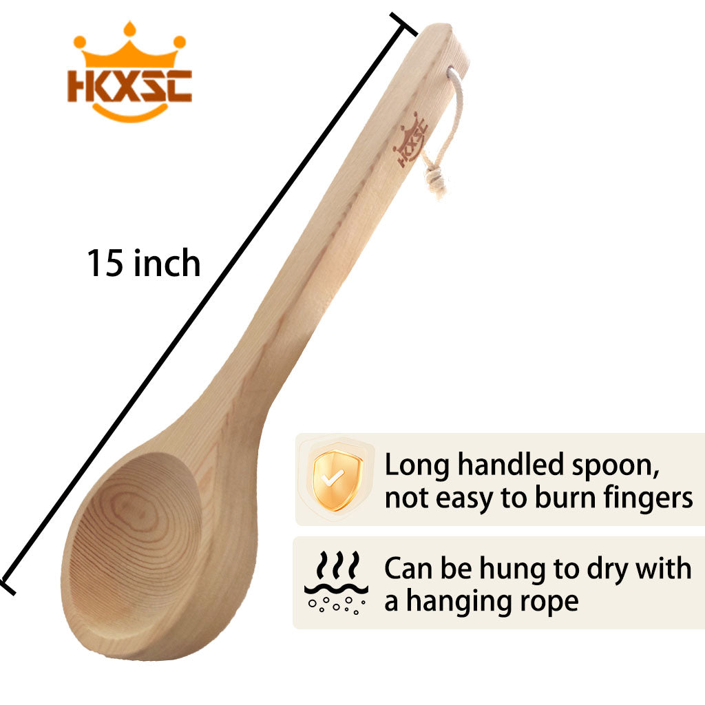 Sauna Bucket and Ladle Set